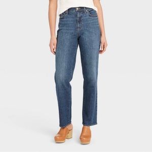 SOLD NWT Women's High-Rise Vintage Straight Jeans - Universal Thread™ Dark
